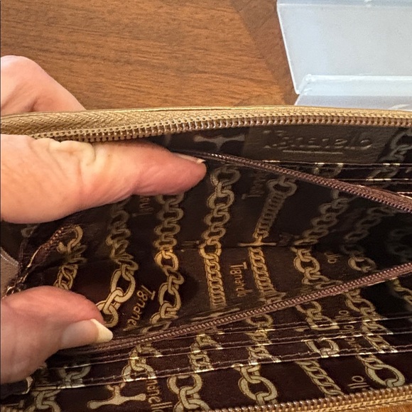 Tignanello  long wallet  zippy wallet  Pebbled leather  bronze metallic
NWOT - Picture 12 of 13